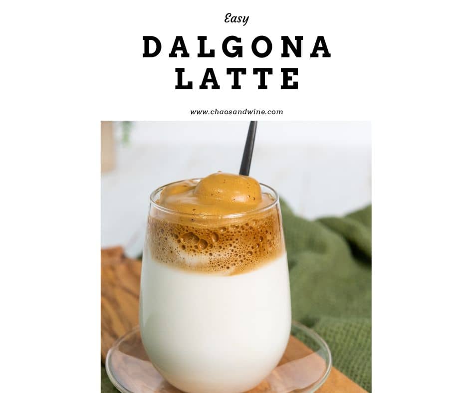 Dalgona Latte (whipped coffee)